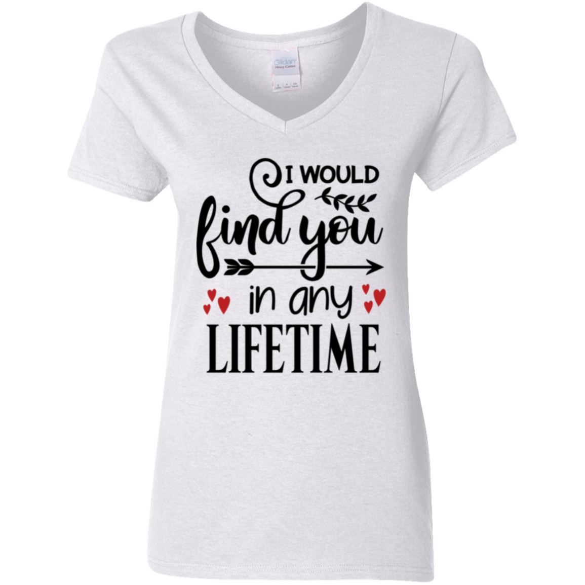 Ladies' 5.3 oz. V-Neck T-Shirt