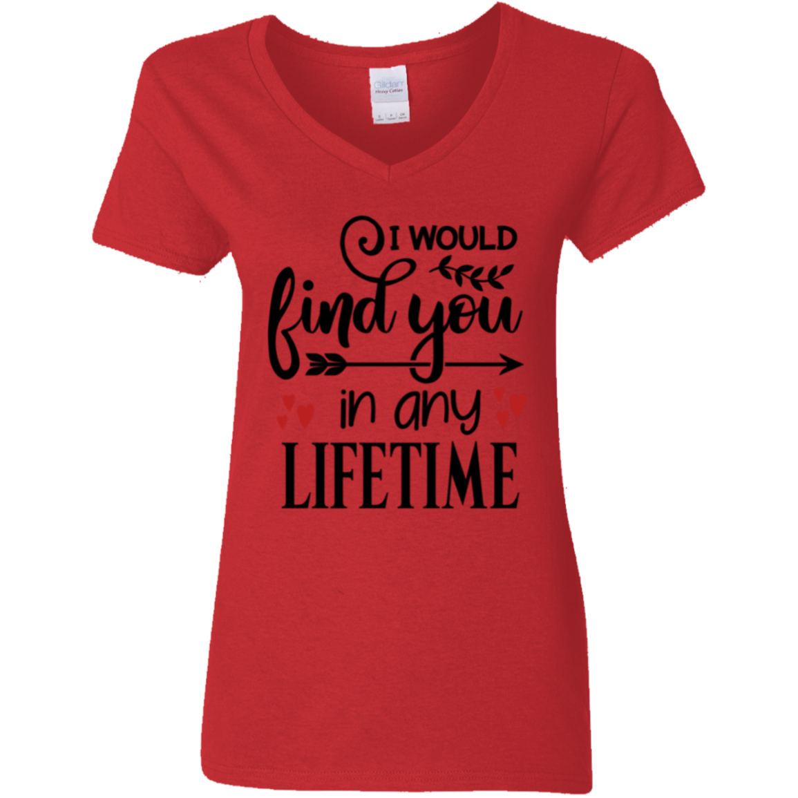 Ladies' 5.3 oz. V-Neck T-Shirt